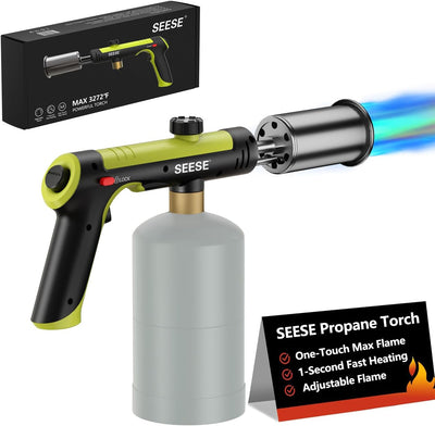 SEESE Adjustable Cooking Torch for Kitchen & BBQ