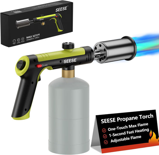 SEESE Adjustable Cooking Torch for Kitchen & BBQ