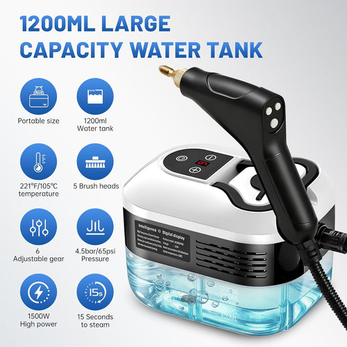 Sanovia™ Handheld Steam Cleaner